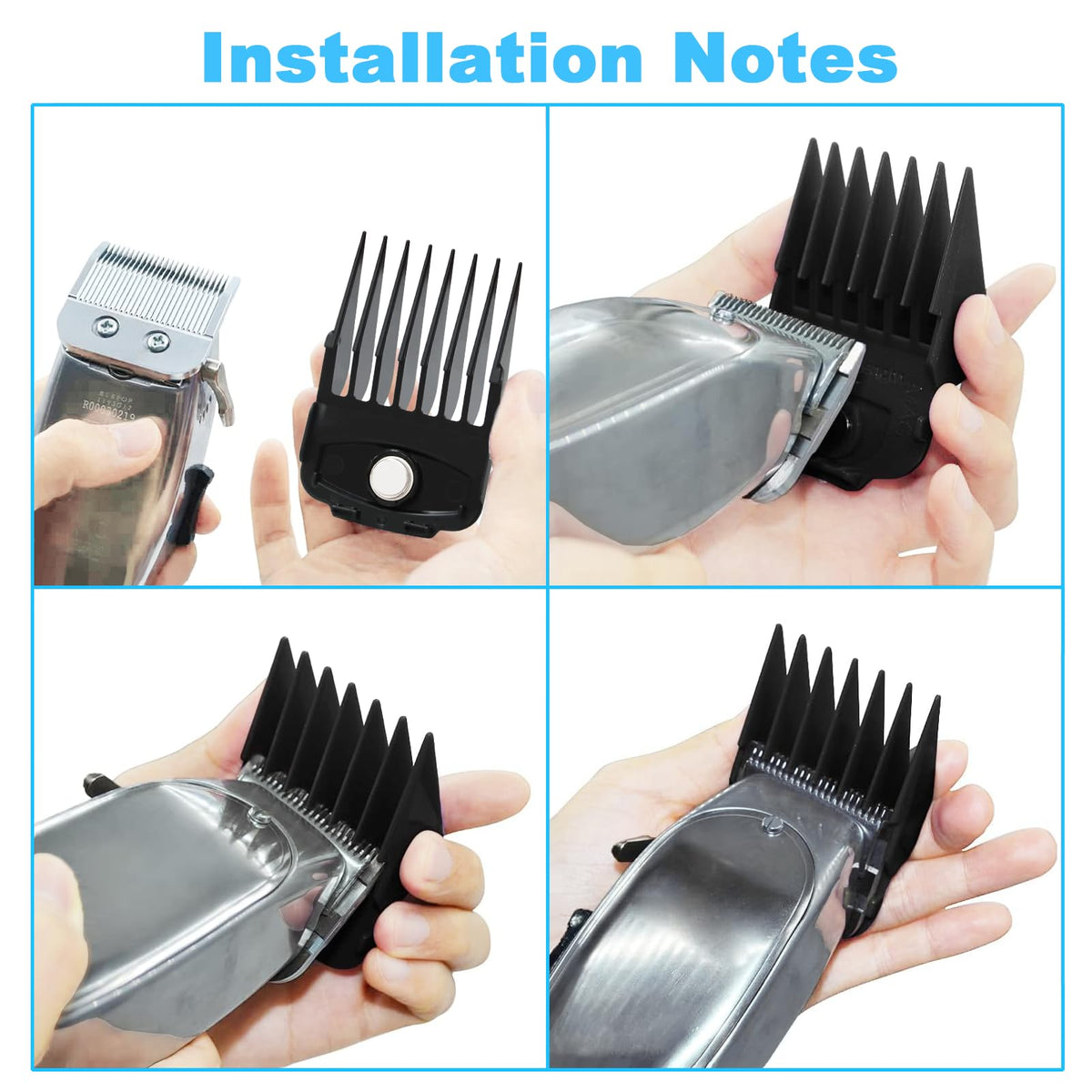 Clasura 1/8 inch clipper guard for quick, even fades.