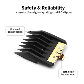 Clasura 8-pack clipper guards for 3/8 inch length; versatile bulk cuts
