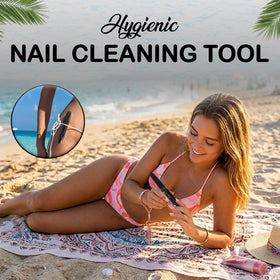 CLAWD daily nail care brush ready for home, office, or travel.