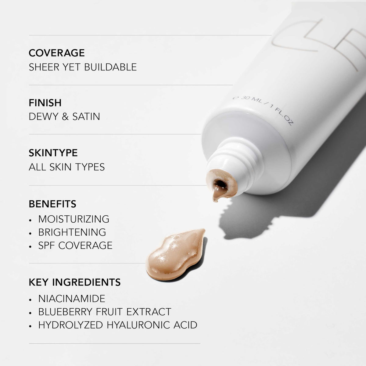 Buffing CLE CCC Cream with brush for matte finish