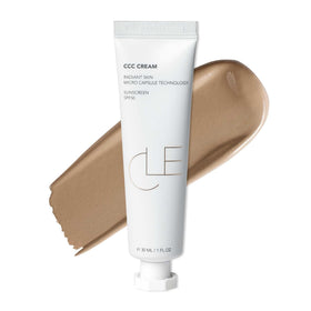 CLE CCC Cream bottle in Warm Medium Light 203 with SPF 50 for daily sun protection