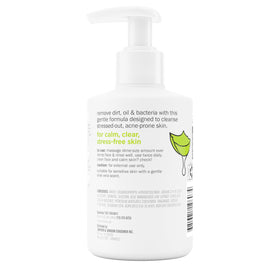 Clean & Clear Aloe Vera Cleanser with calming moisturizer in routine.