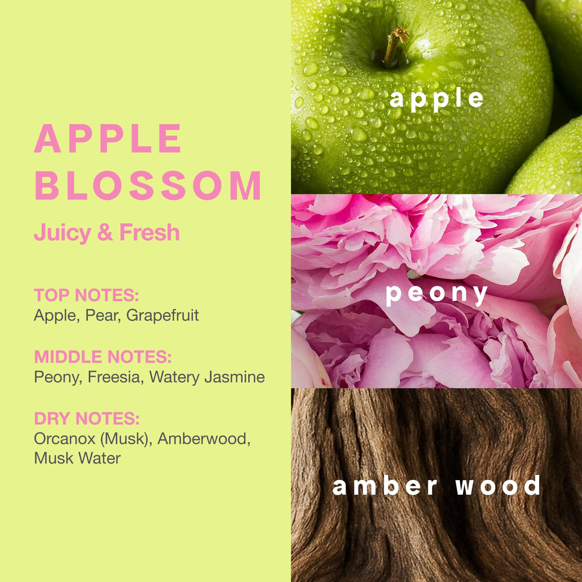 CLEAN CLASSIC Apple Blossom apple-note focus for a crisp scent