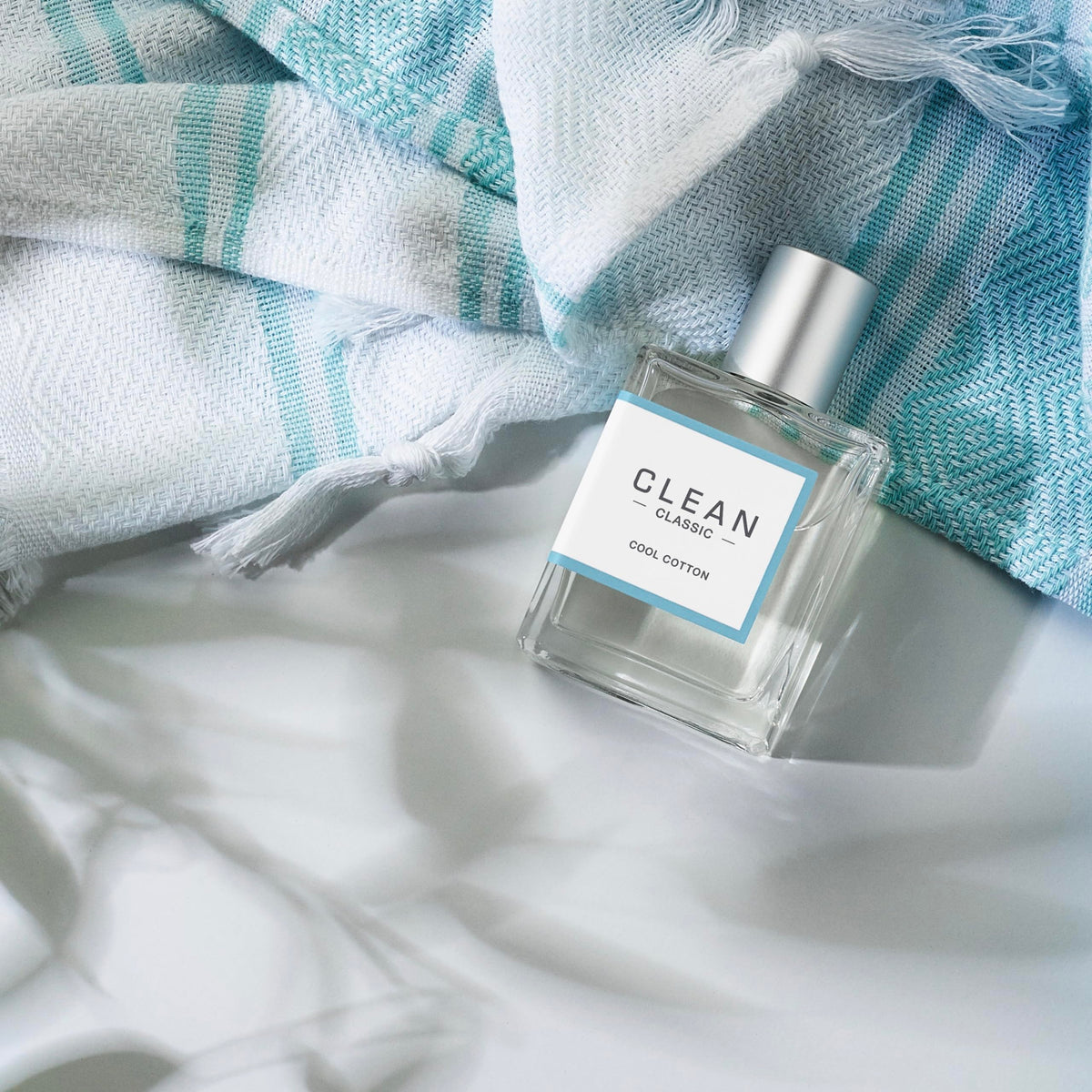 Eco-conscious packaging of CLEAN Classic Cool Cotton emphasizes recyclable materials.