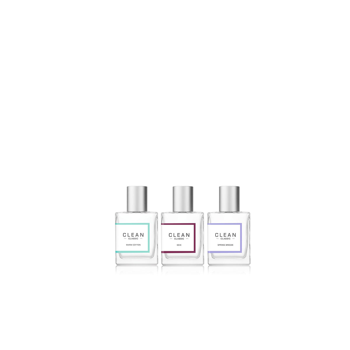 CLEAN Classic layering concept; combine two scents for customization