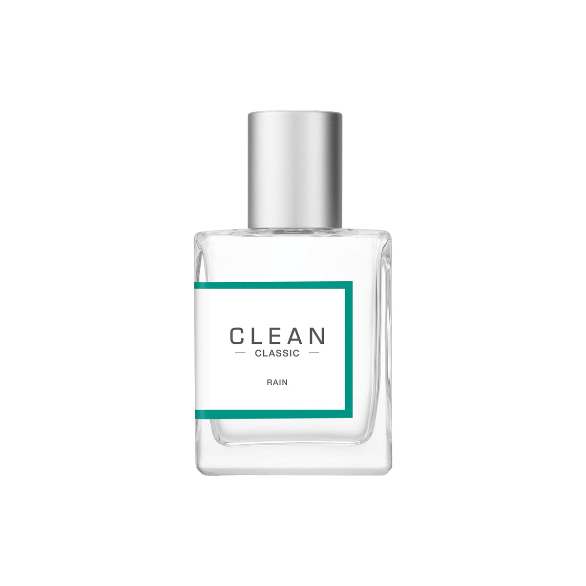 CLEAN CLASSIC Rain bottle shot highlighting dewy notes for everyday wear