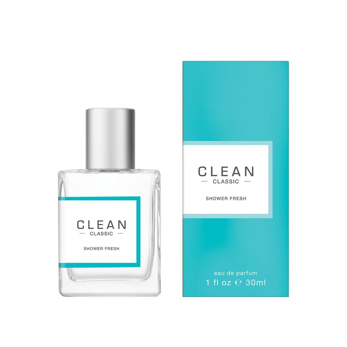 CLEAN CLASSIC Shower Fresh label detail, citrus and florals notes