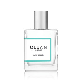 CLEAN Classic Warm Cotton bottle with a soft, fresh aroma for everyday wear