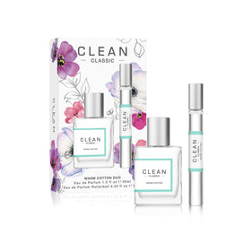 Front view of CLEAN CLASSIC Warm Cotton bottle with subtle branding