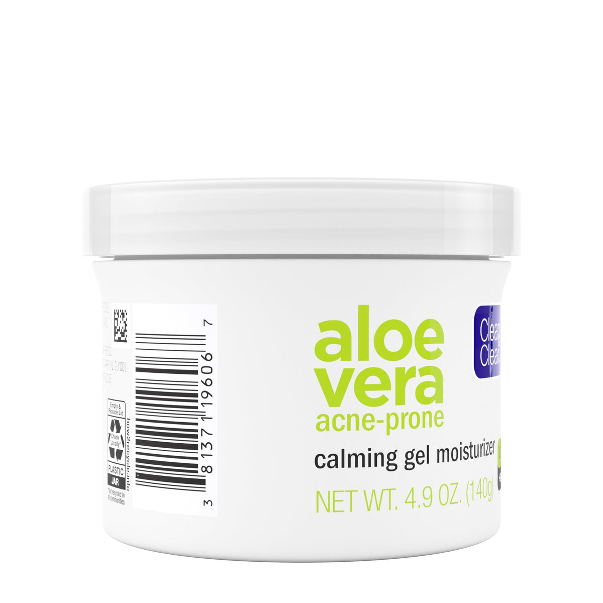 Clean & Clear Aloe Vera Calming Gel paired with the Gentle Facial Cleanser in routine.
