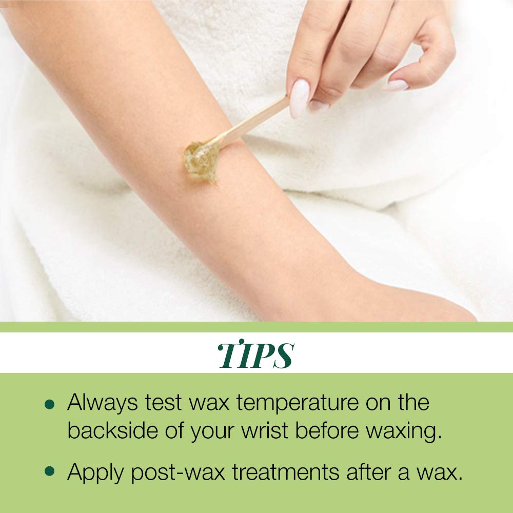 Clean + Easy Azulene soft wax aftercare for calm, post-wax skin.