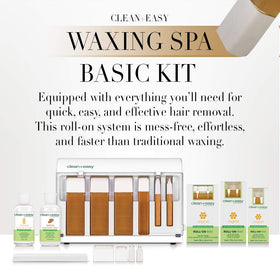 Clean + Easy roller heads for precise wax application.