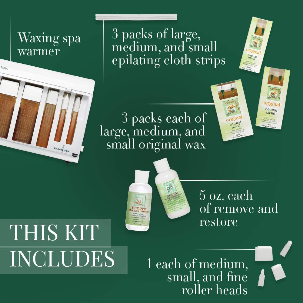 Clean + Easy small wax refills for delicate areas.