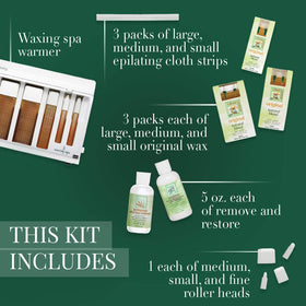 Clean + Easy small wax refills for delicate areas.