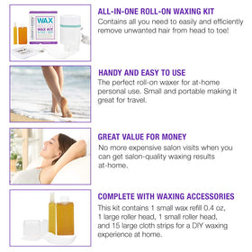 Clean + Easy small roller head for precise body areas