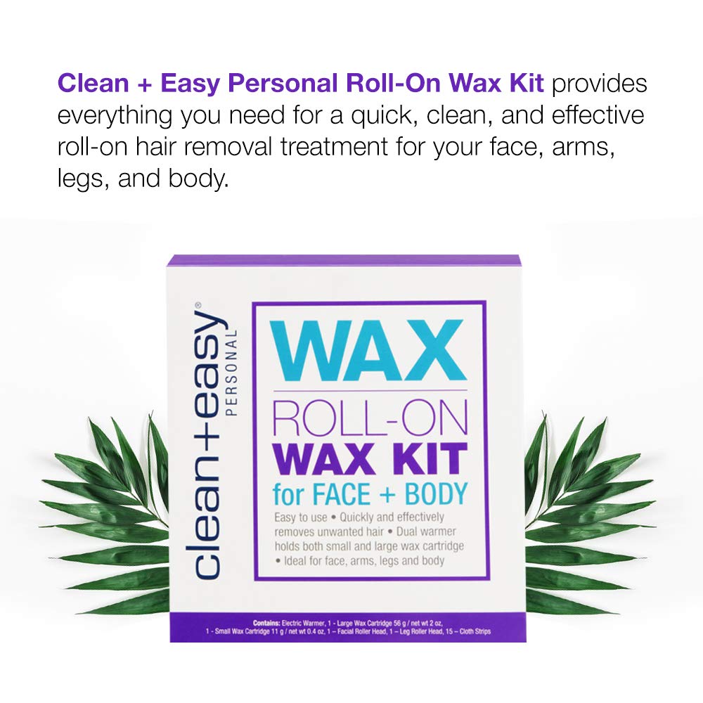 Clean + Easy small wax refill 0.4oz for travel-friendly waxing