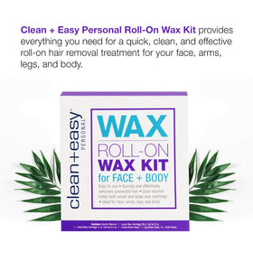Clean + Easy small wax refill 0.4oz for travel-friendly waxing