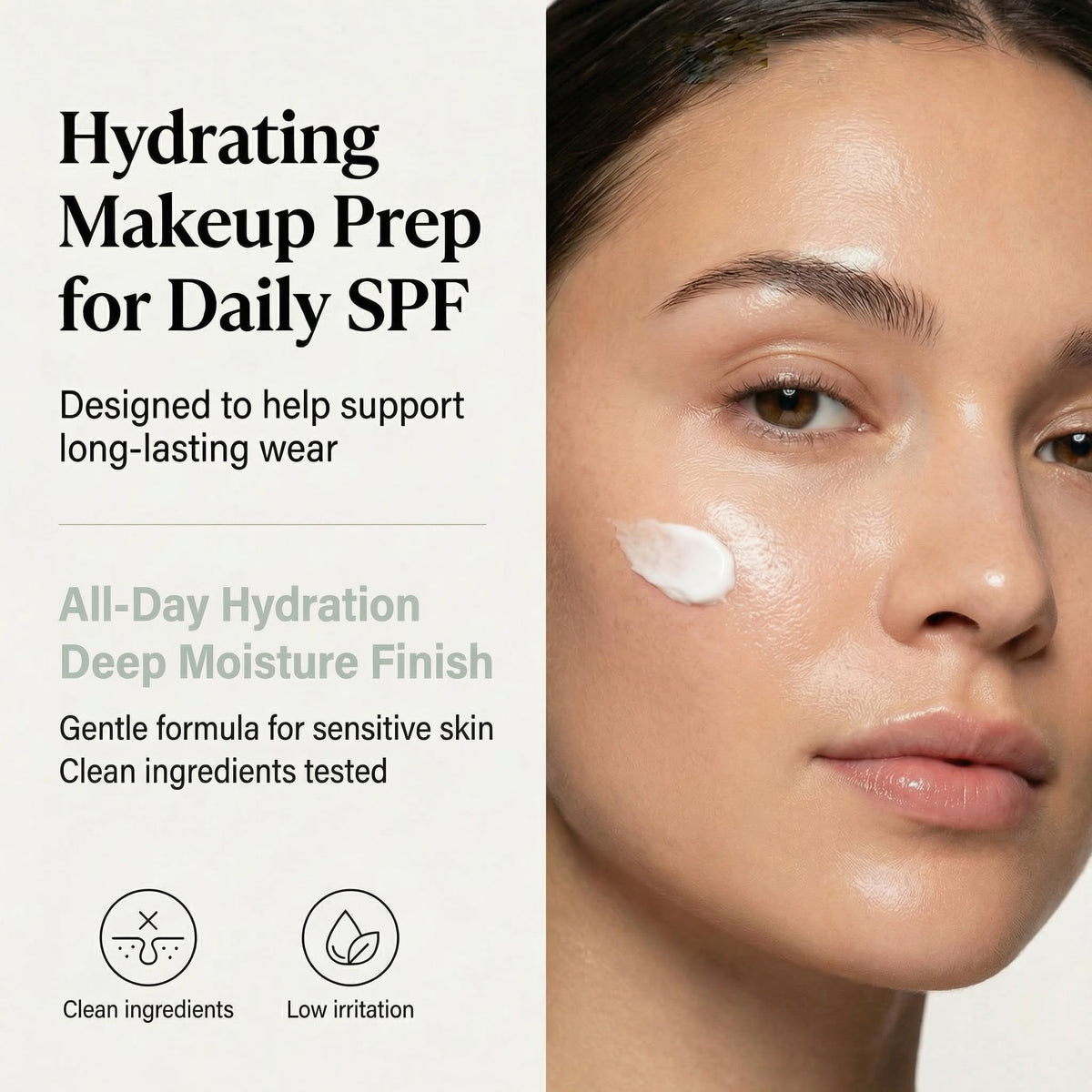 Clean Kind Daily Face Sunscreen SPF 35 tallow and shea butter nourish skin