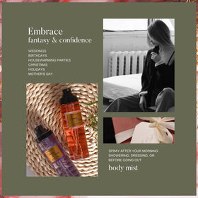 Clean-n-Fresh mist application spray on skin for smooth fragrance