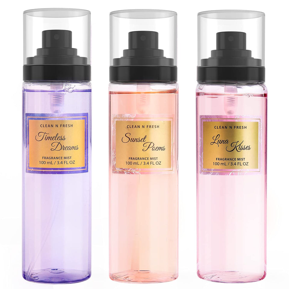 Clean-n-Fresh Timeless Dreams bottle close-up for everyday romance