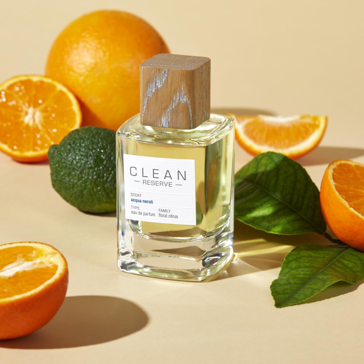 Sleek cap detail from CLEAN RESERVE Acqua Neroli emphasizing minimalist design