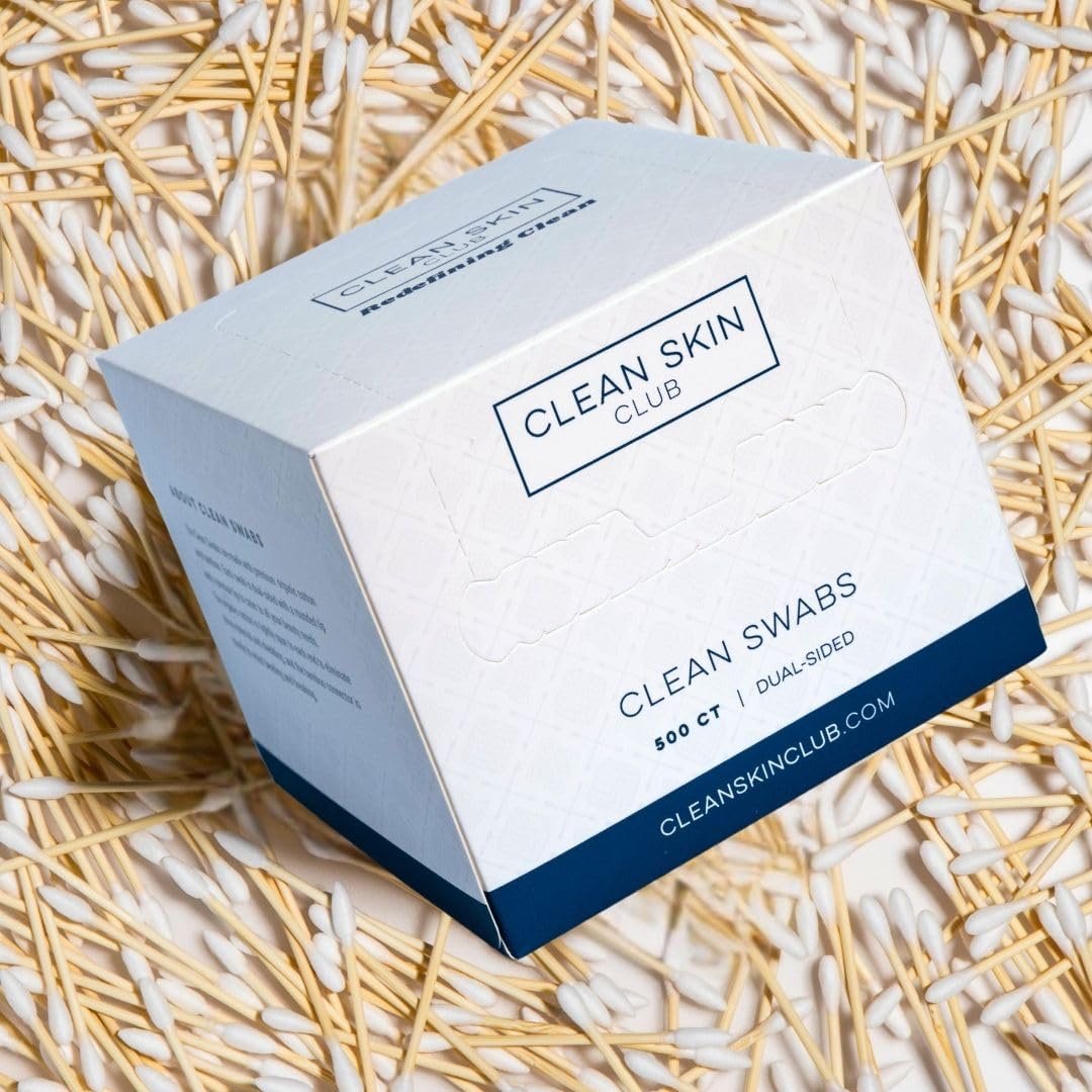 Clean Skin Club Clean Swabs sturdy bamboo connector resists bending.