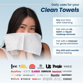 Eczema Association Accepted Clean Towels suitable for sensitive skin.