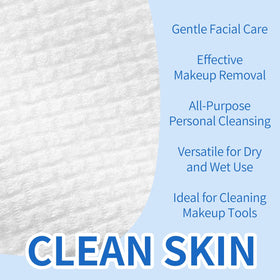 Clean Skin Towel ideal for home, travel, gym, spa, or salon routines.