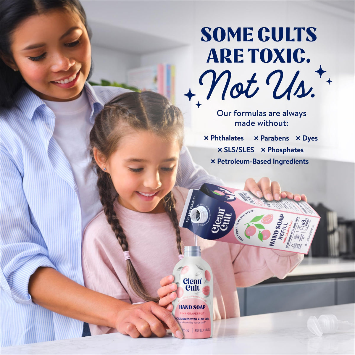 CleanCult eco-friendly packaging reduces plastic waste