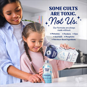 Cleancult 32oz 3-pack visual demonstrates value and refill convenience.