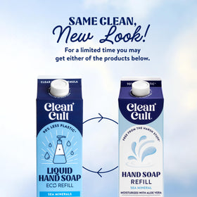 Cleancult premium fragrance series hints at uplifting scents while washing.