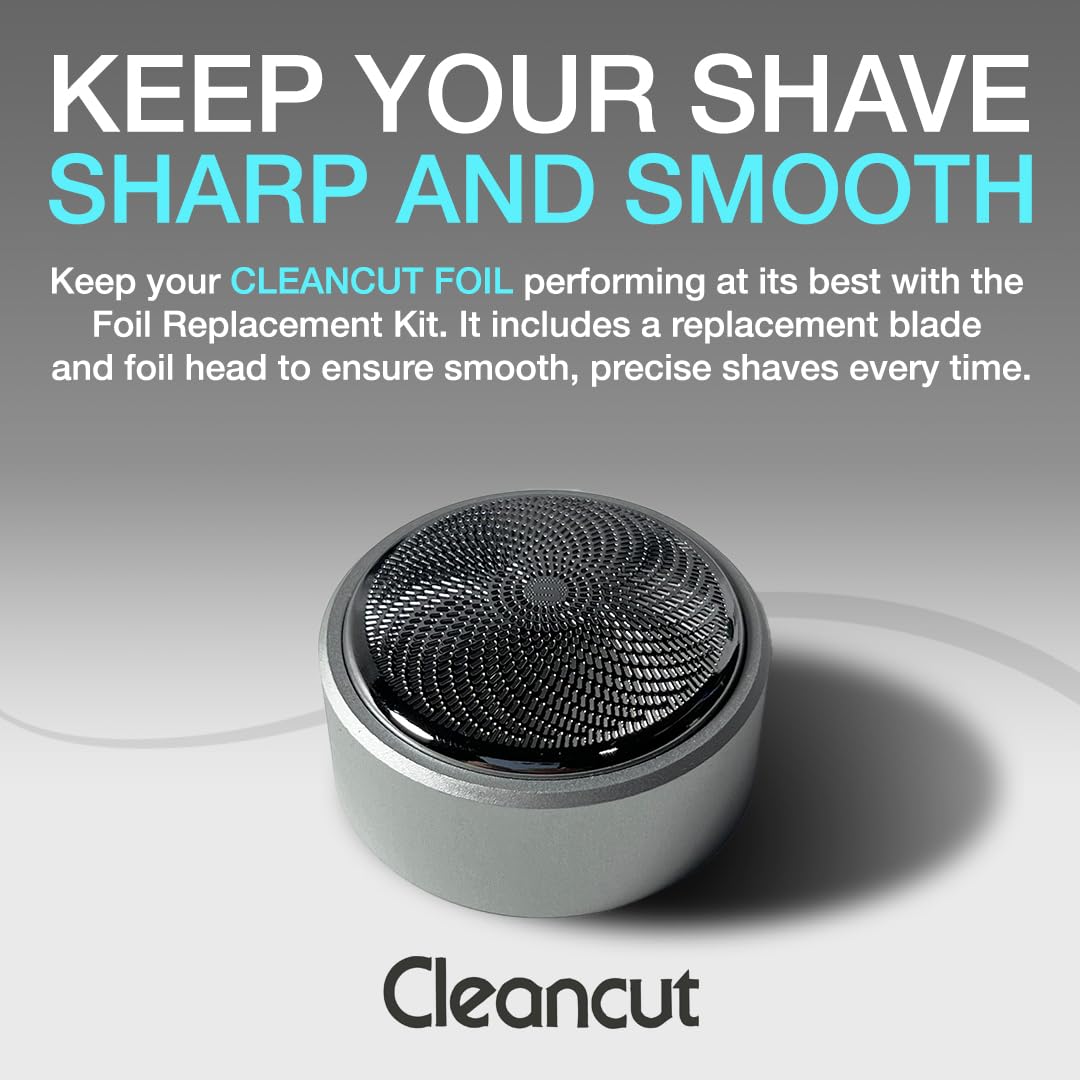 CLEANCUT ES412 replacement foil head for comfortable, close shaves