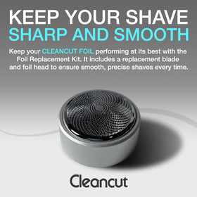 CLEANCUT ES412 replacement foil head for comfortable, close shaves