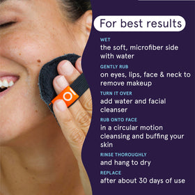 CleanLogic charcoal exfoliating pads deep clean for pores