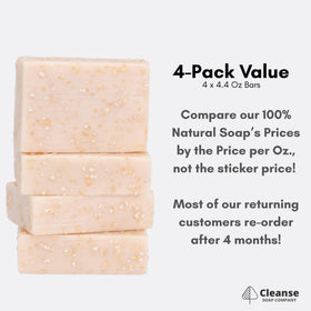 Cleanse Oatmeal Bar with natural ingredients for daily cleansing
