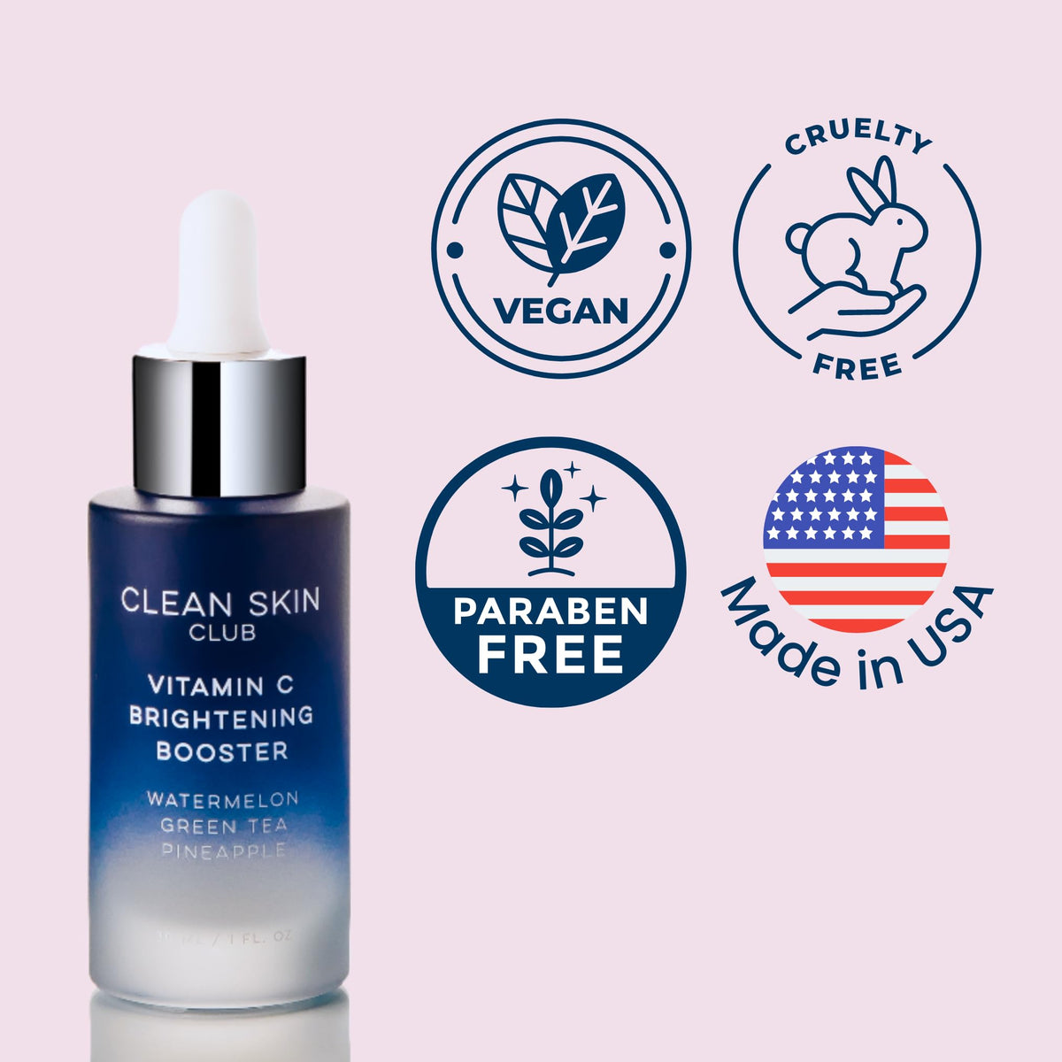 CLEAN SKIN CLUB brightening before-after teaser hints at brighter radiance.