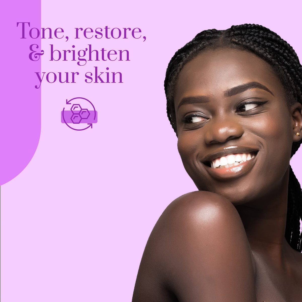 Close-up of Clear Beauty Collagen moisturizer texture for fast absorption.