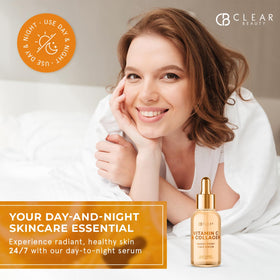 Clear Beauty daily routine step image suggests layering before moisturizer and SPF