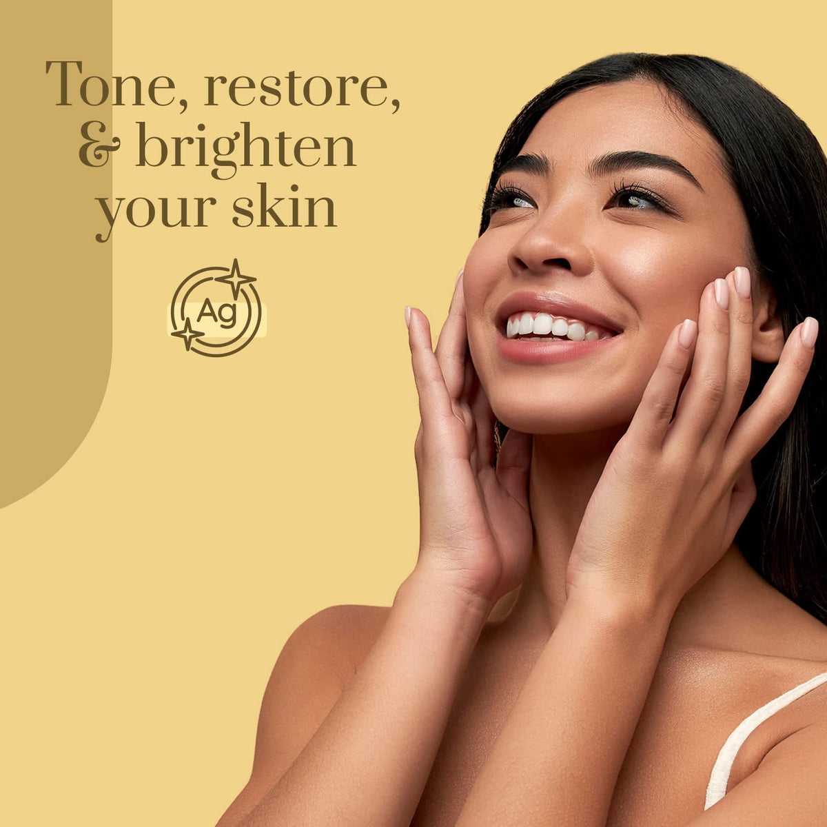 Clear Beauty day cream texture closeup shows fast-absorbing moisture
