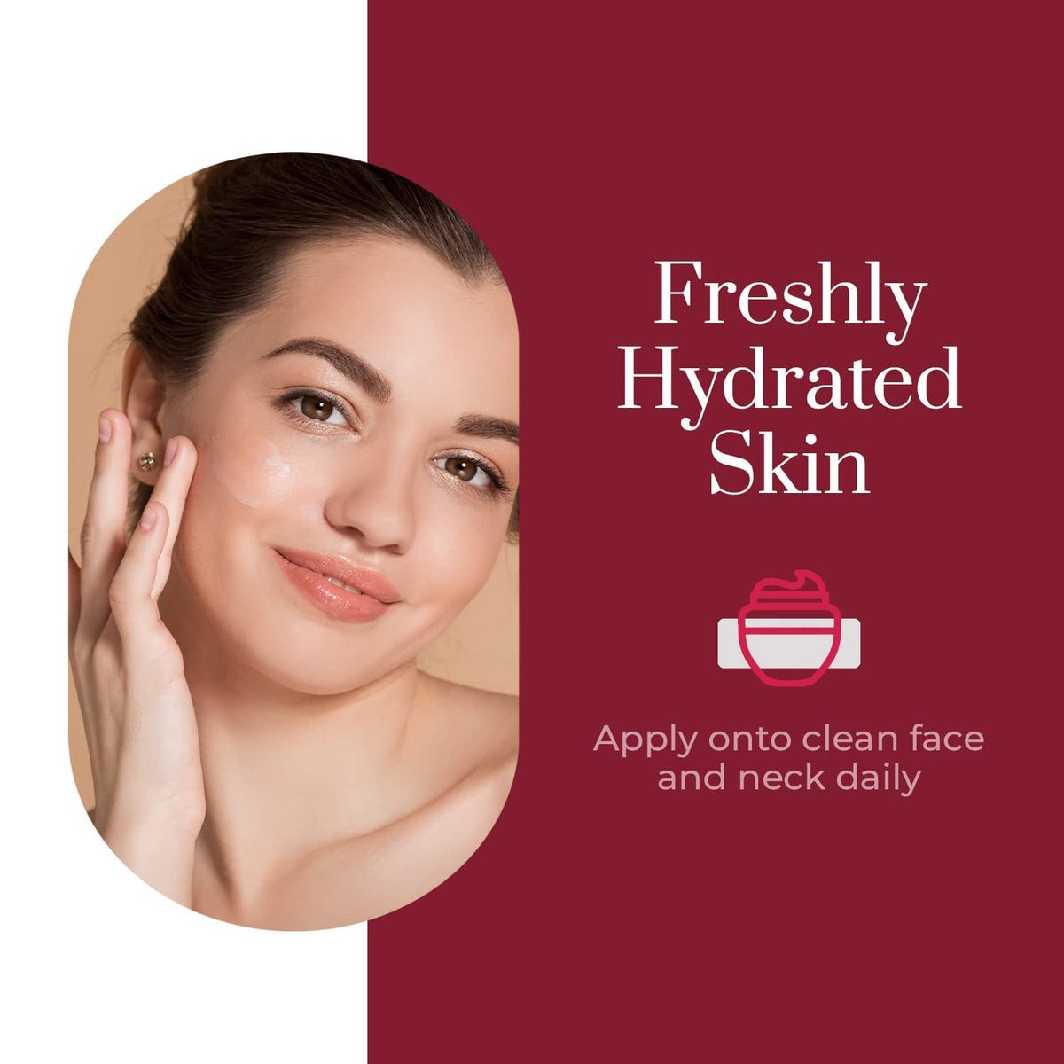 Morning routine image with Clear Beauty for makeup-ready skin