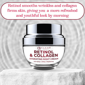 Close-up of night cream texture in jar highlighting moisture