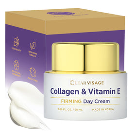 Clear Visage moisturizer bottle for daily hydration and smooth skin.