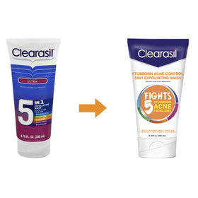 Daily use routine concept with Clearasil Stubborn Acne Control