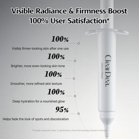 ClearDea Airless Syringe dispensing closeup shows fresh, waste-free dosage control.