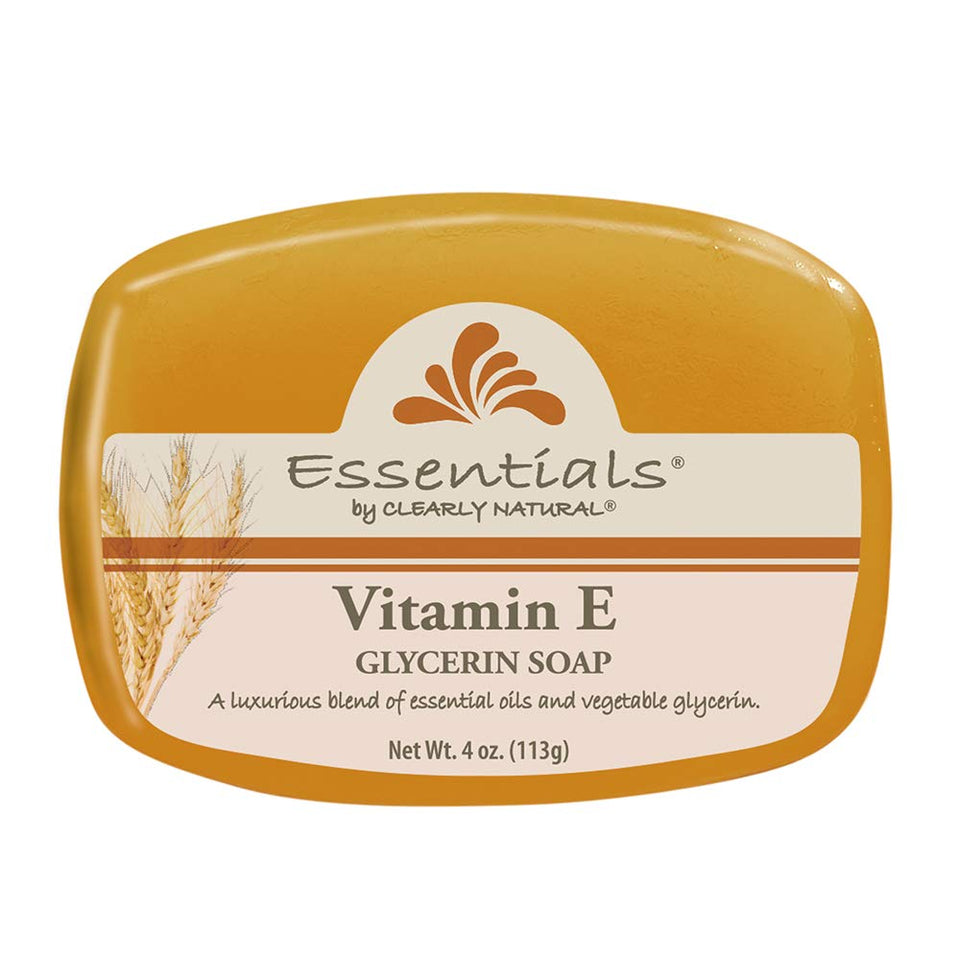 Clearly Natural Essentials glycerin bar soap pack of 12 showing gentle hydration and daily cleansing.