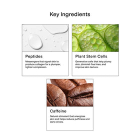 CLEARSTEM BRIGHTEYES cooling gel texture provides a refreshing application experience.