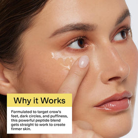 CLEARSTEM BRIGHTEYES targets puffiness and dark circles around the eye area.