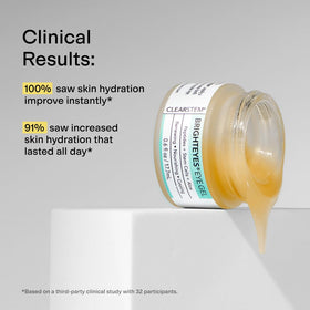 CLEARSTEM BRIGHTEYES safe for eyelids and doubles as lip moisturizer.