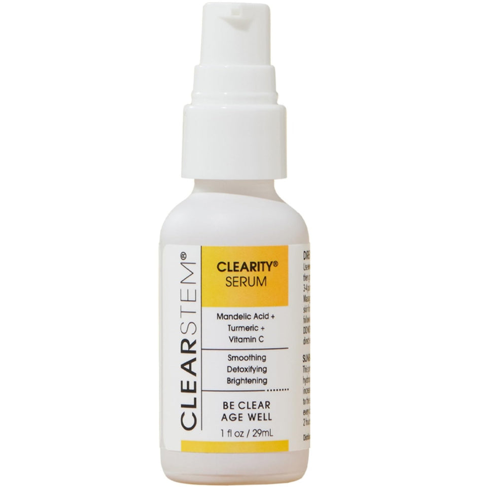 CLEARSTEM CLEARITY bottle pour for easy application and pore care