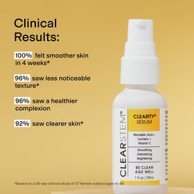 CLEARSTEM CLEARITY nighttime routine setup for gradual adaptation